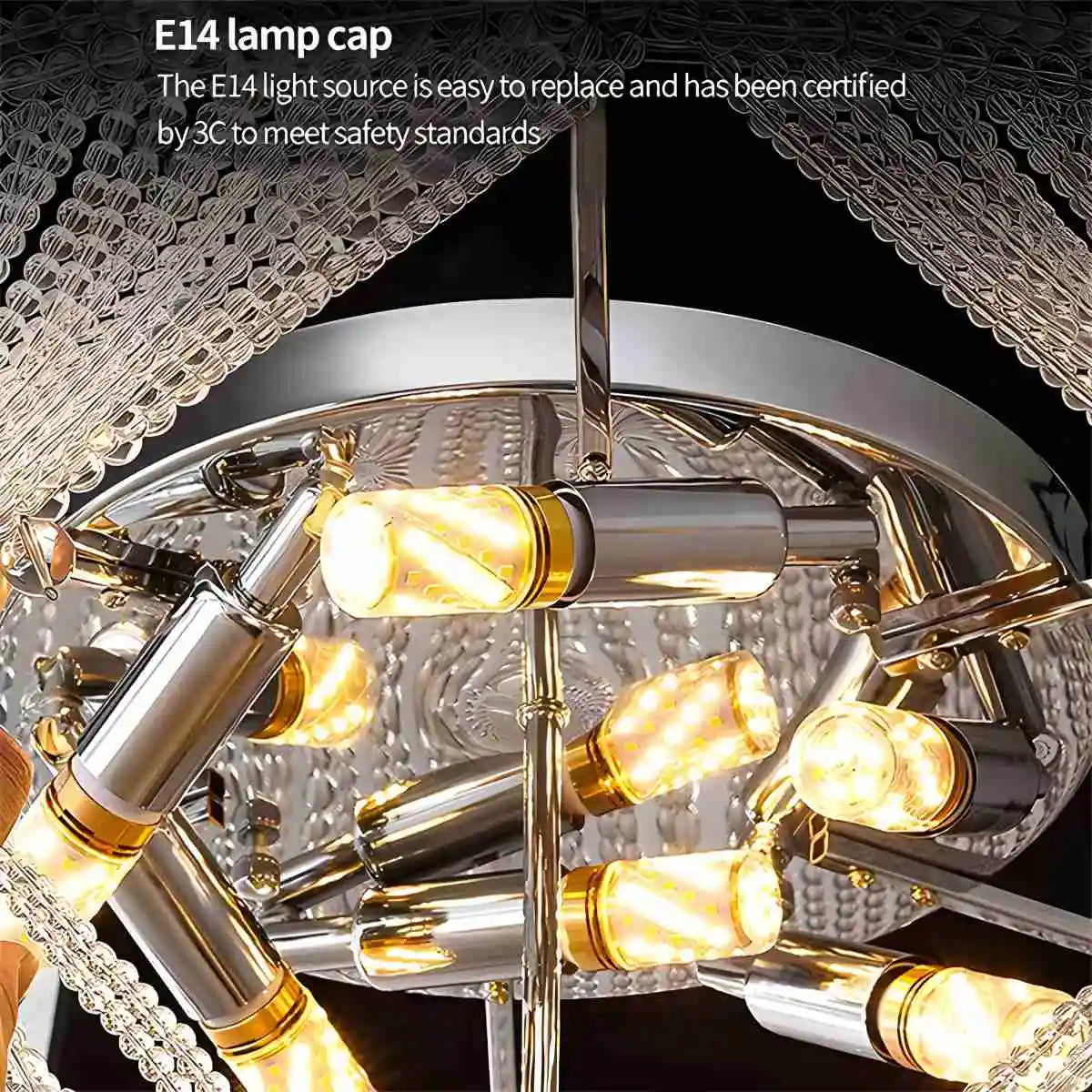 Feyran Creative Crystal Tassel Ceiling Light