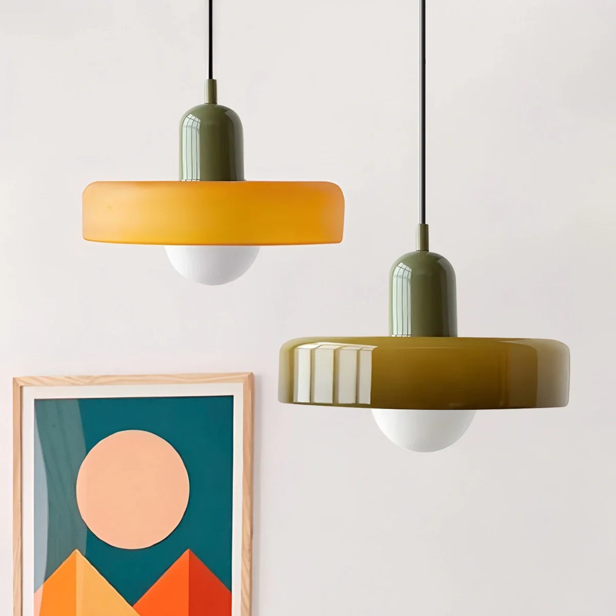 Feyran Modern Bauhaus Glass Pendant Light