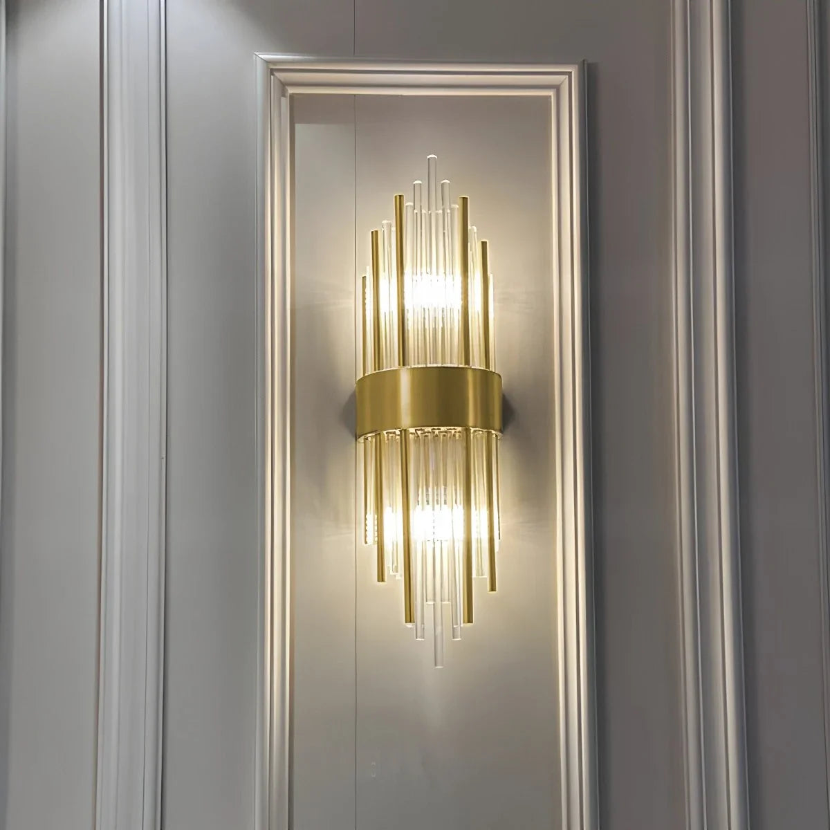 Feyran Crystal Glass Luxury Wall Sconce