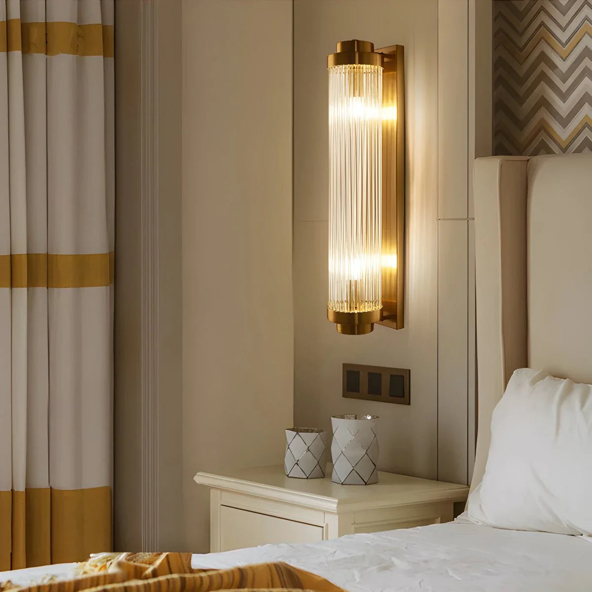 Feyran Crystal Glass Luxury Wall Sconce