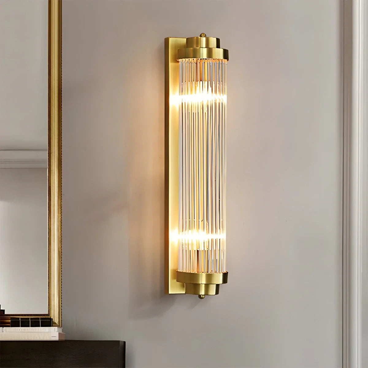 Feyran Crystal Glass Luxury Wall Sconce