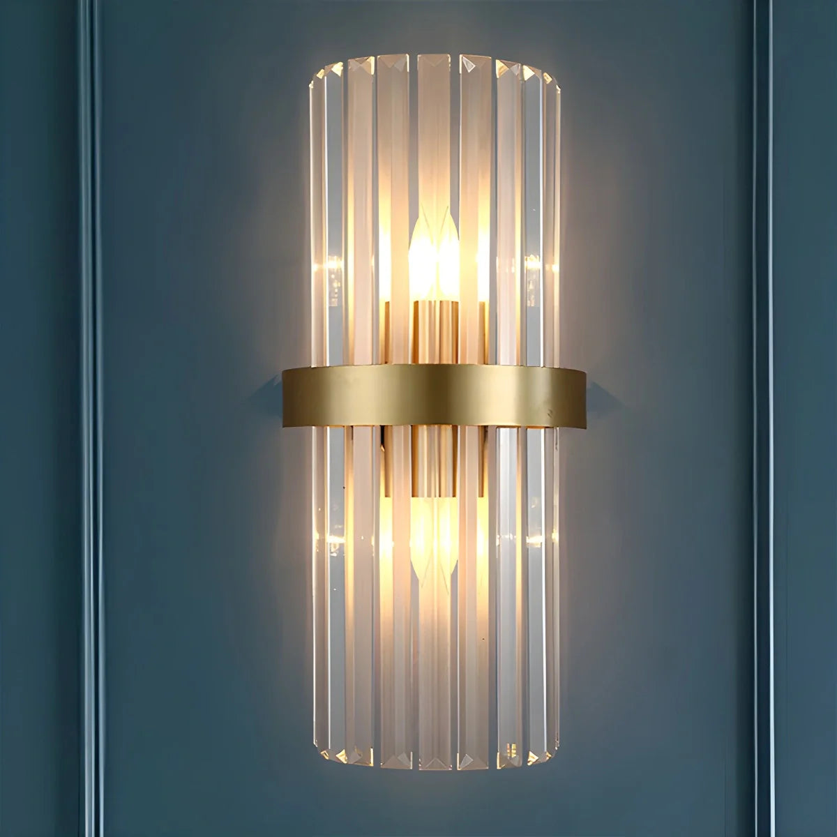Feyran Crystal Glass Luxury Wall Sconce