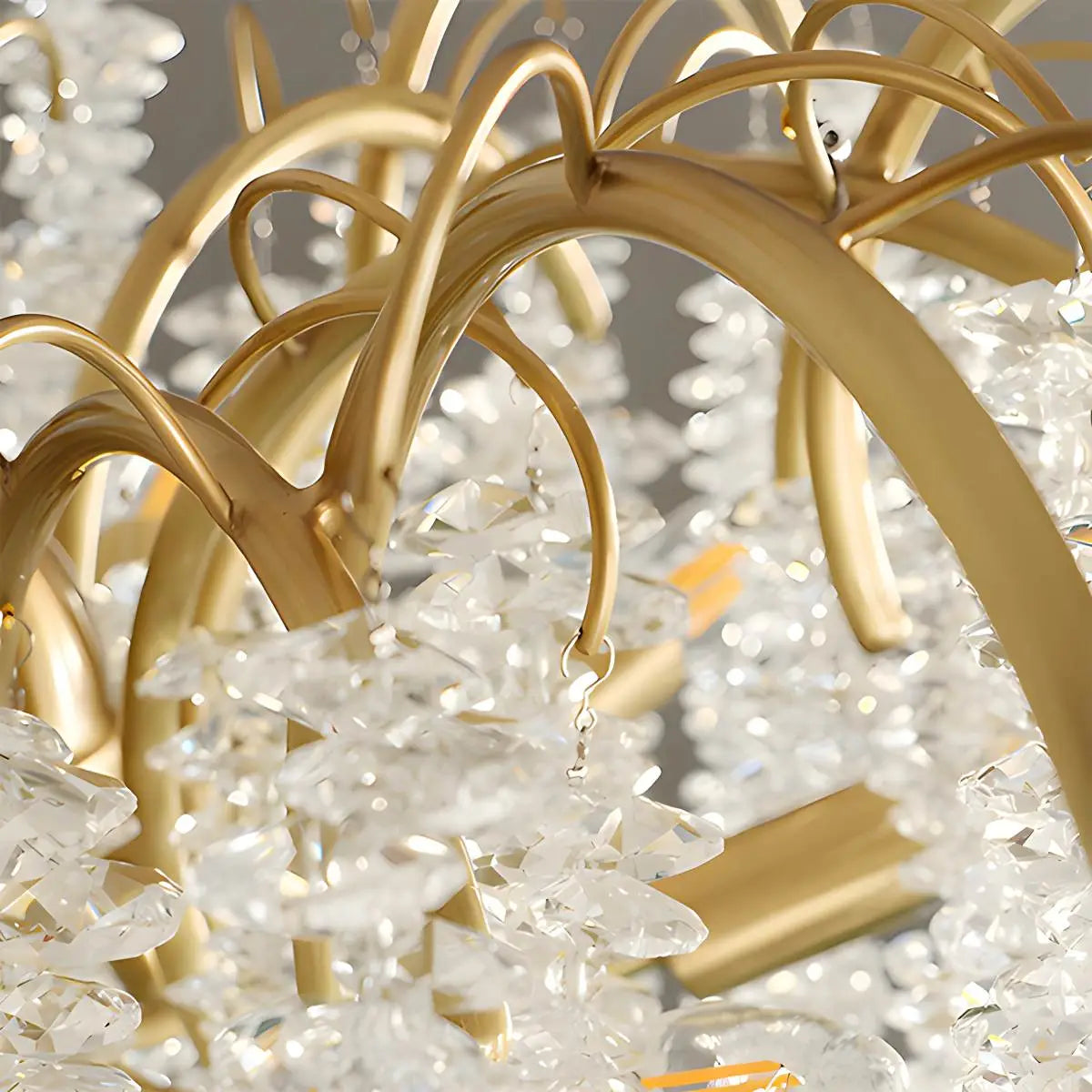 Feyran Crystal Tassel Chandelier for Living Room