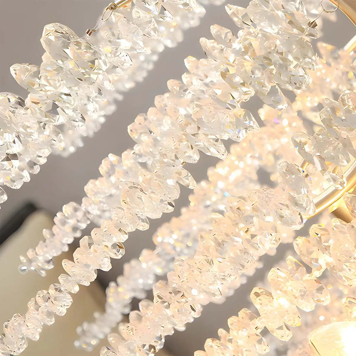 Feyran Crystal Tassel Chandelier for Living Room