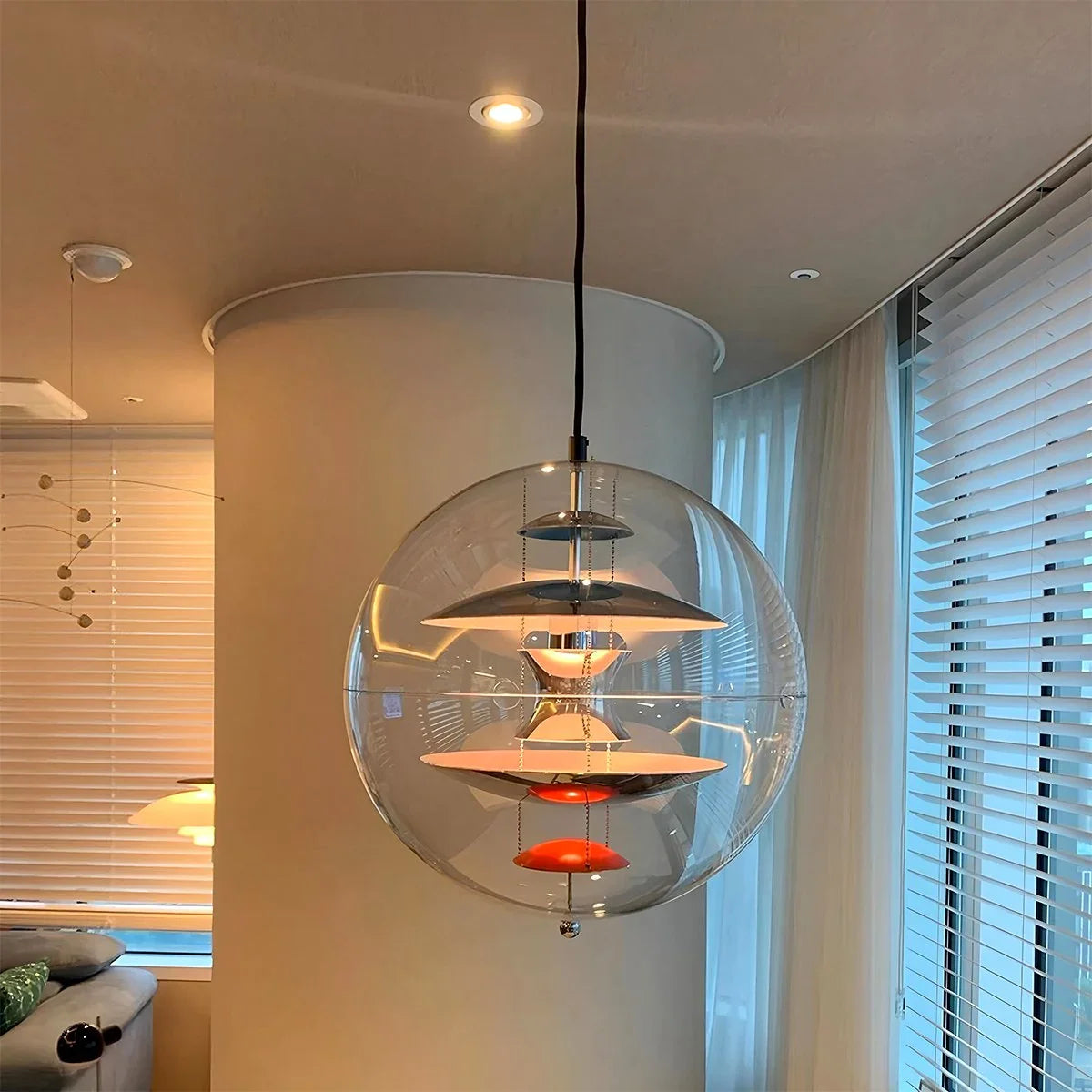 Feyran Danish Globe Dining Room Pendant Light