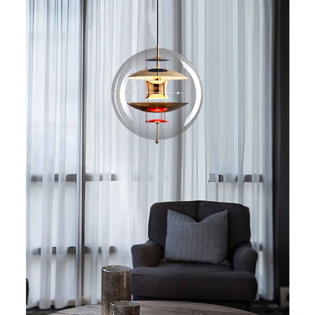 Feyran Danish Globe Dining Room Pendant Light