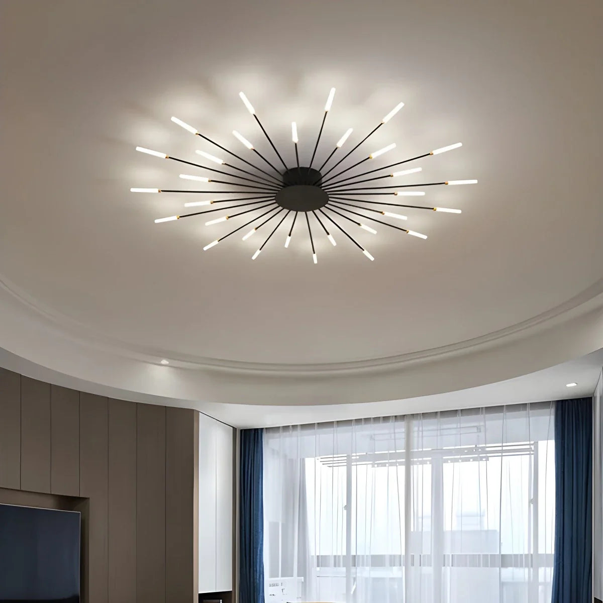 Feyran Fireworks Starburst Ceiling Light