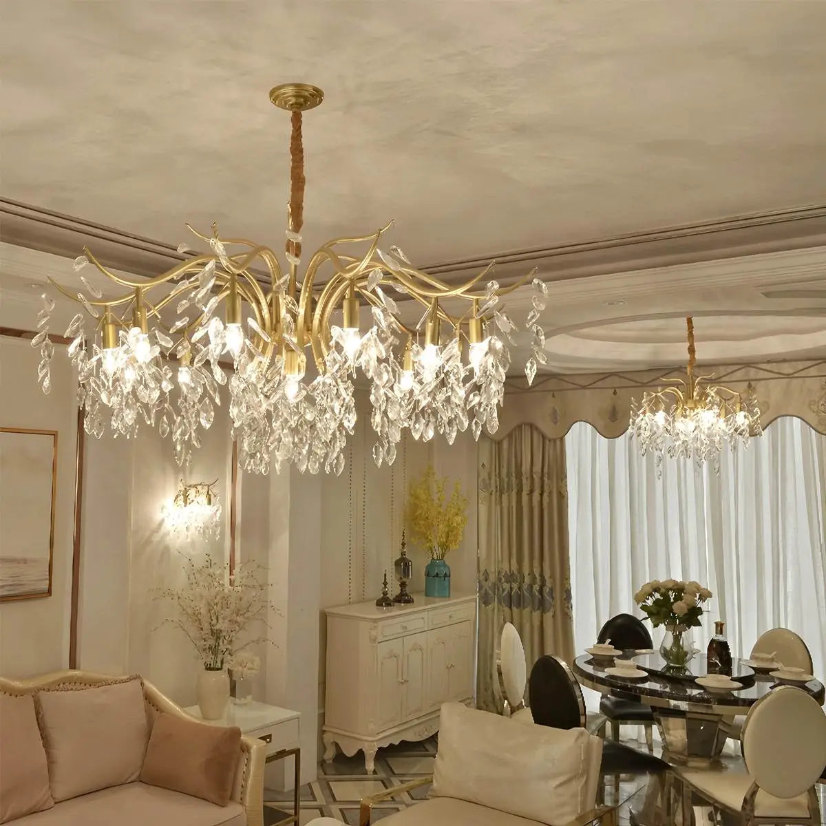 Feyran French Light Luxury Crystal Chandelier