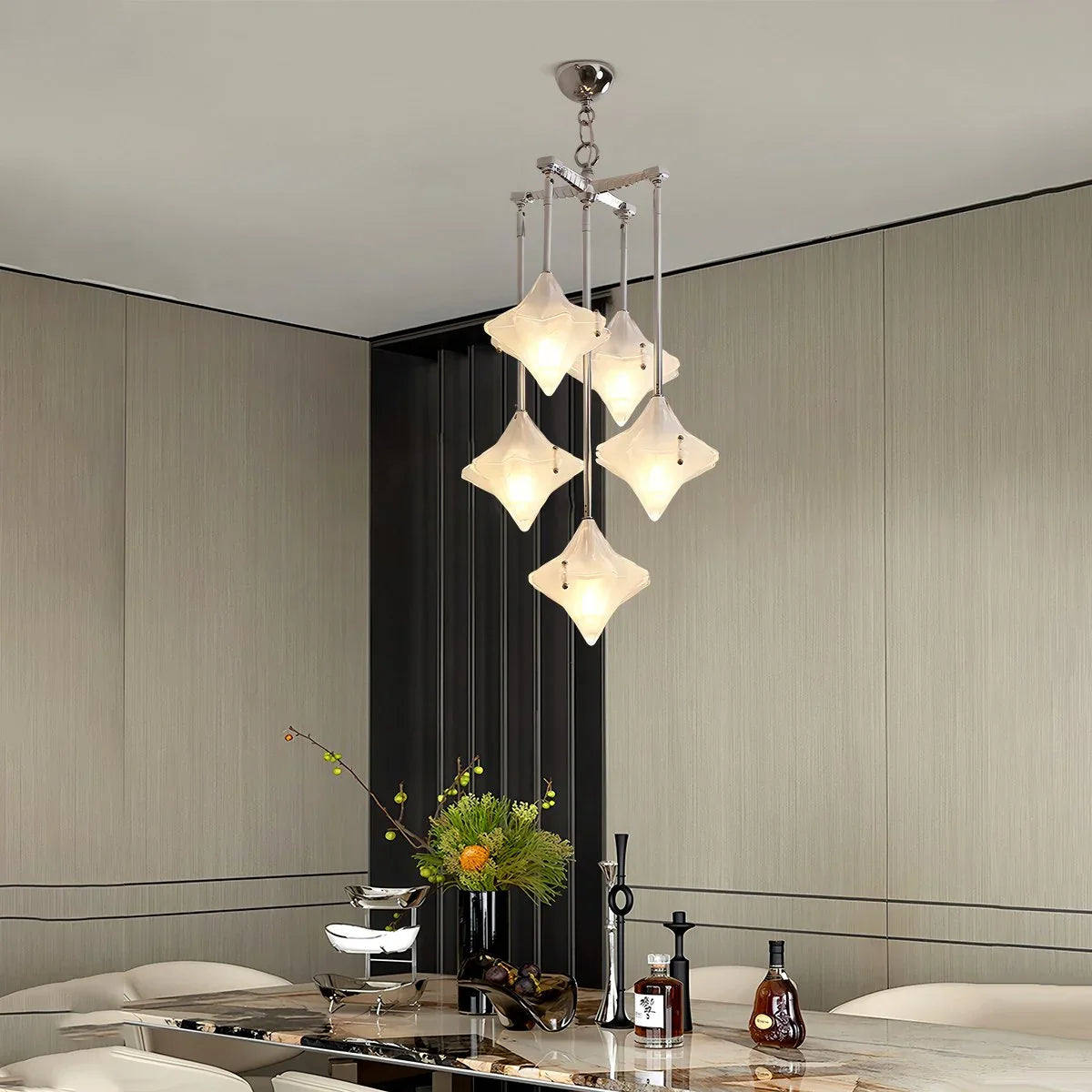 Feyran French Murano Star Glass Pendant Light