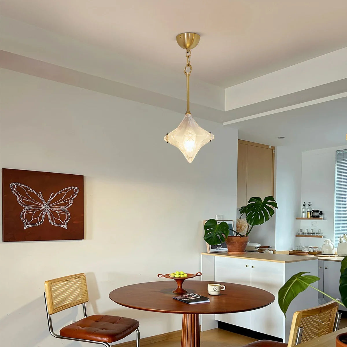 Feyran French Murano Star Glass Pendant Light