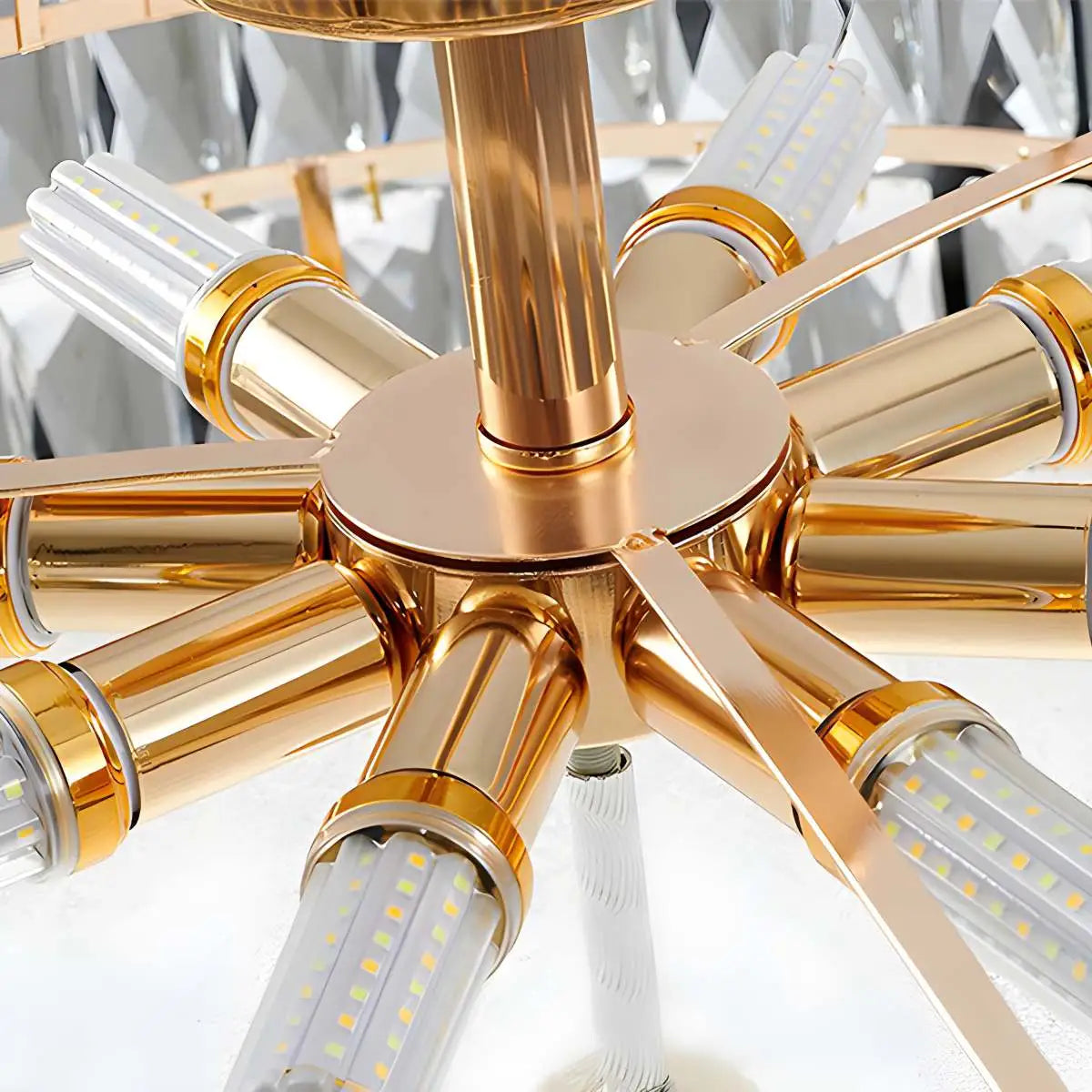 Feyran French Vintage Crystal Ceiling Chandelier