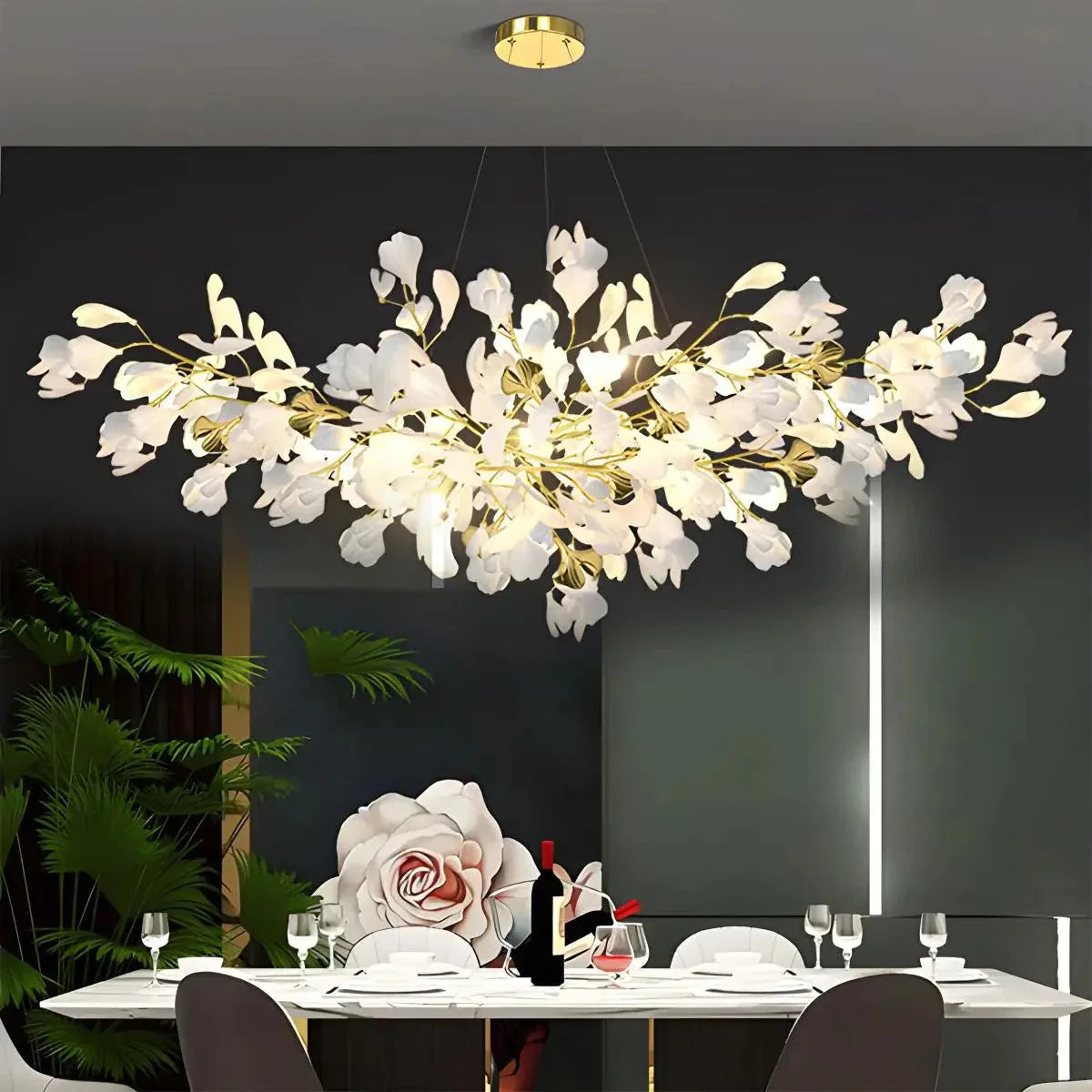 Feyran Ginkgo Chandeliers-B for Living Room