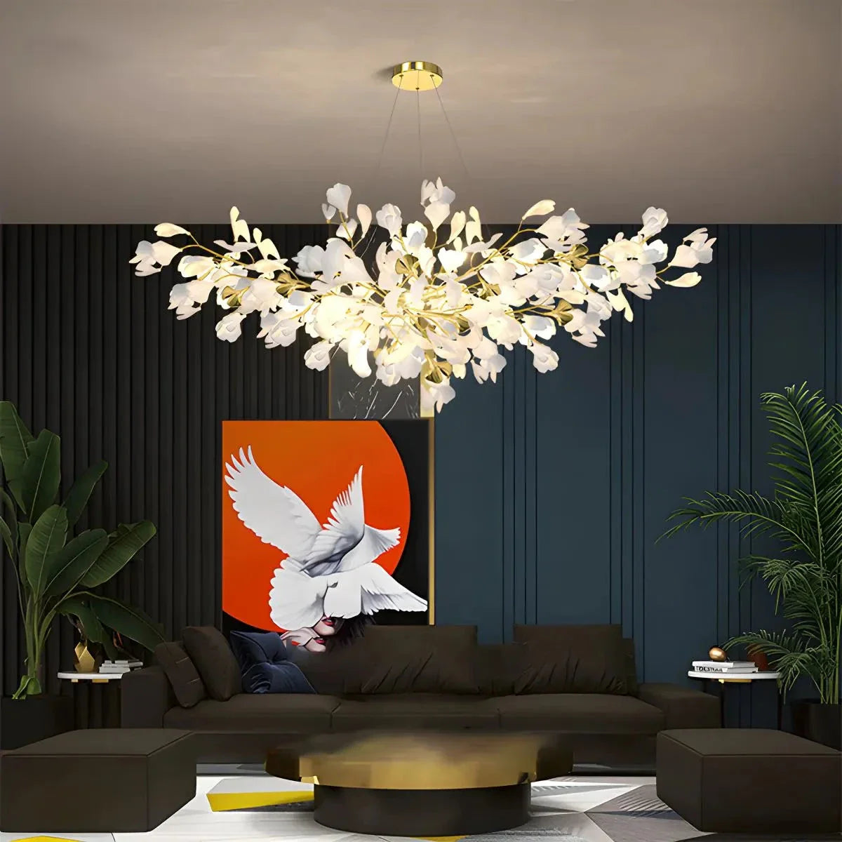 Feyran Ginkgo Chandeliers-B for Living Room