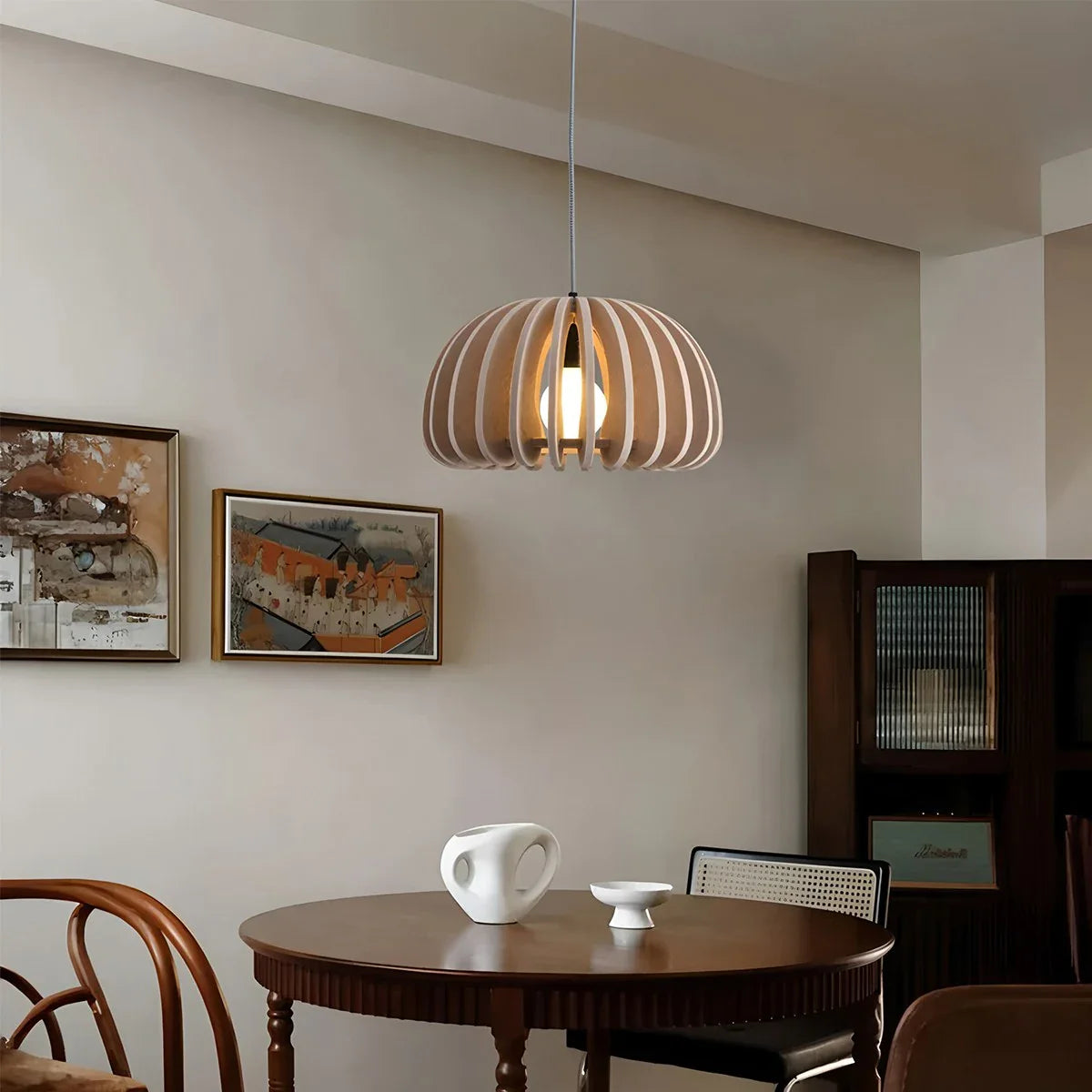 Feyran Half Circle Ball Birdcage Acoustic Pendant Light