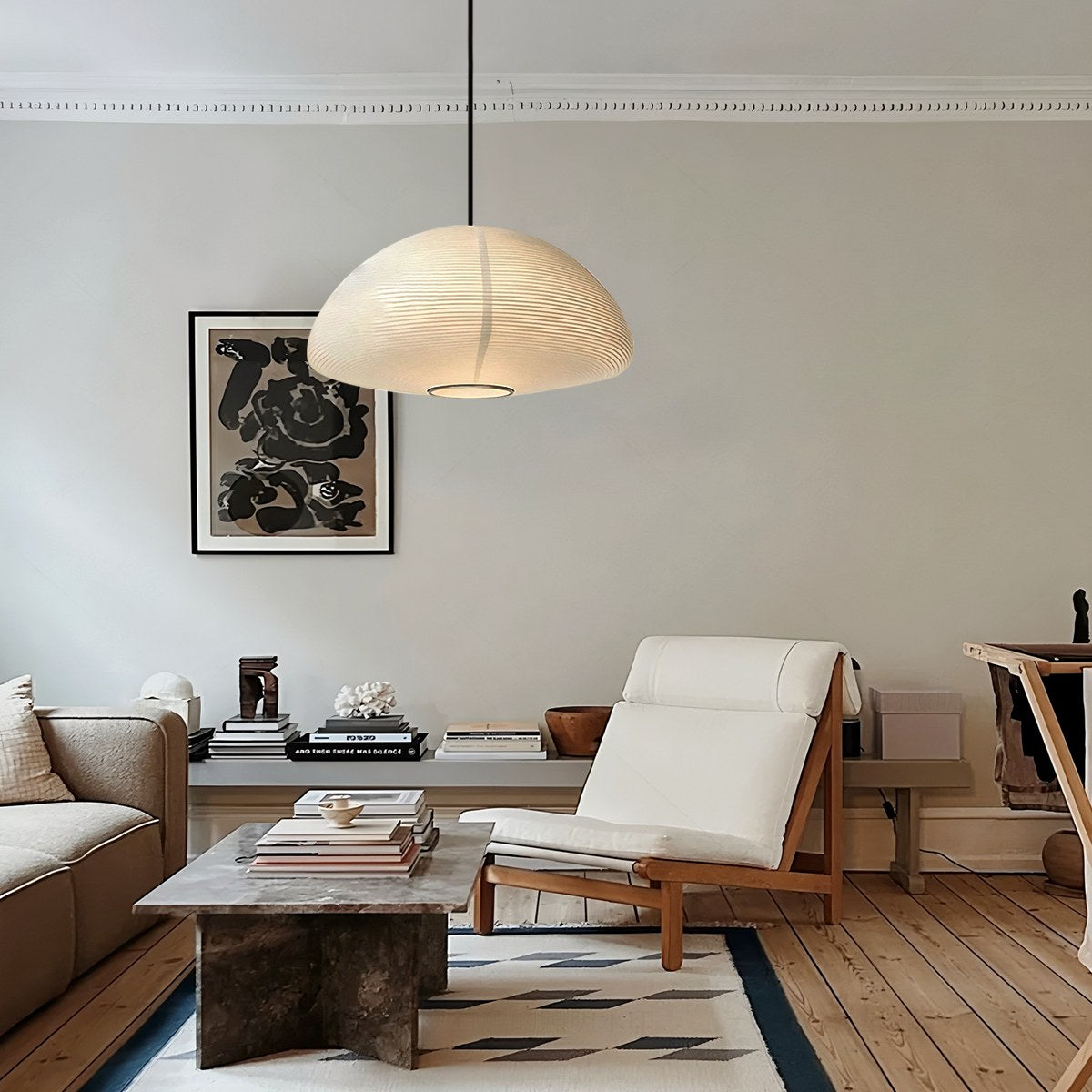 Feyran Hikari Paper Lantern Pendant Light for Bedroom