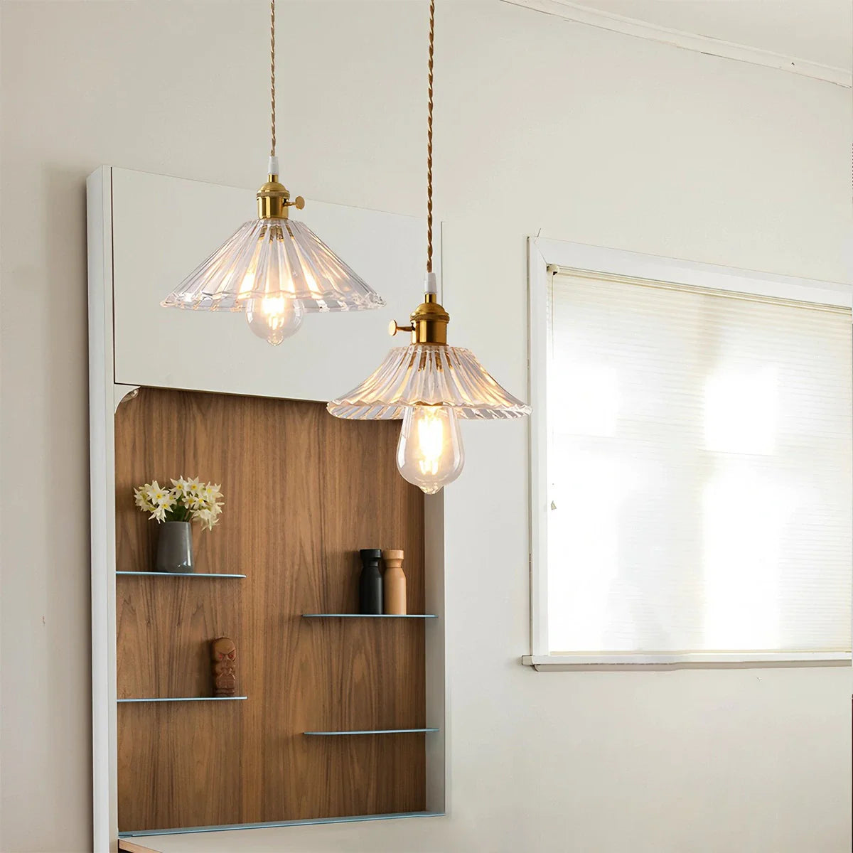 Feyran Isabel Glass Pendant Light for Kitchen Island