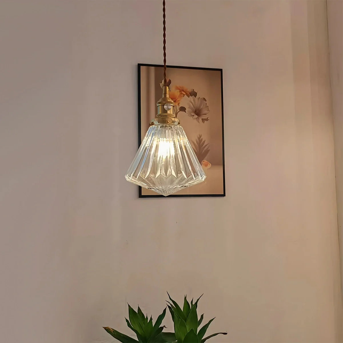 Feyran Isabel Glass Pendant Light for Kitchen Island