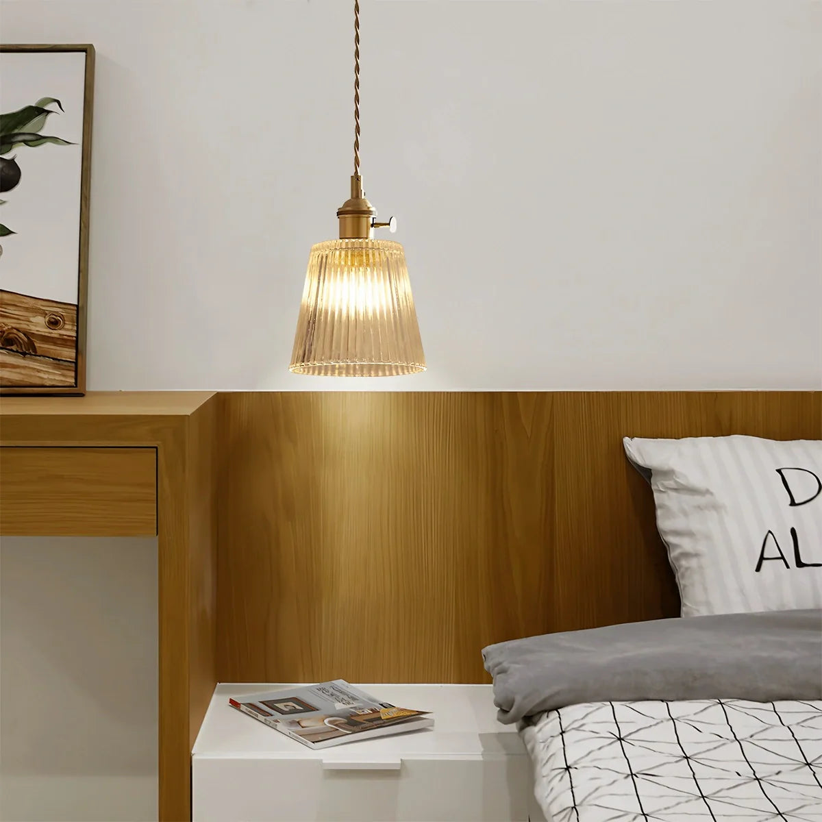 Feyran Isabel Glass Pendant Light for Kitchen Island