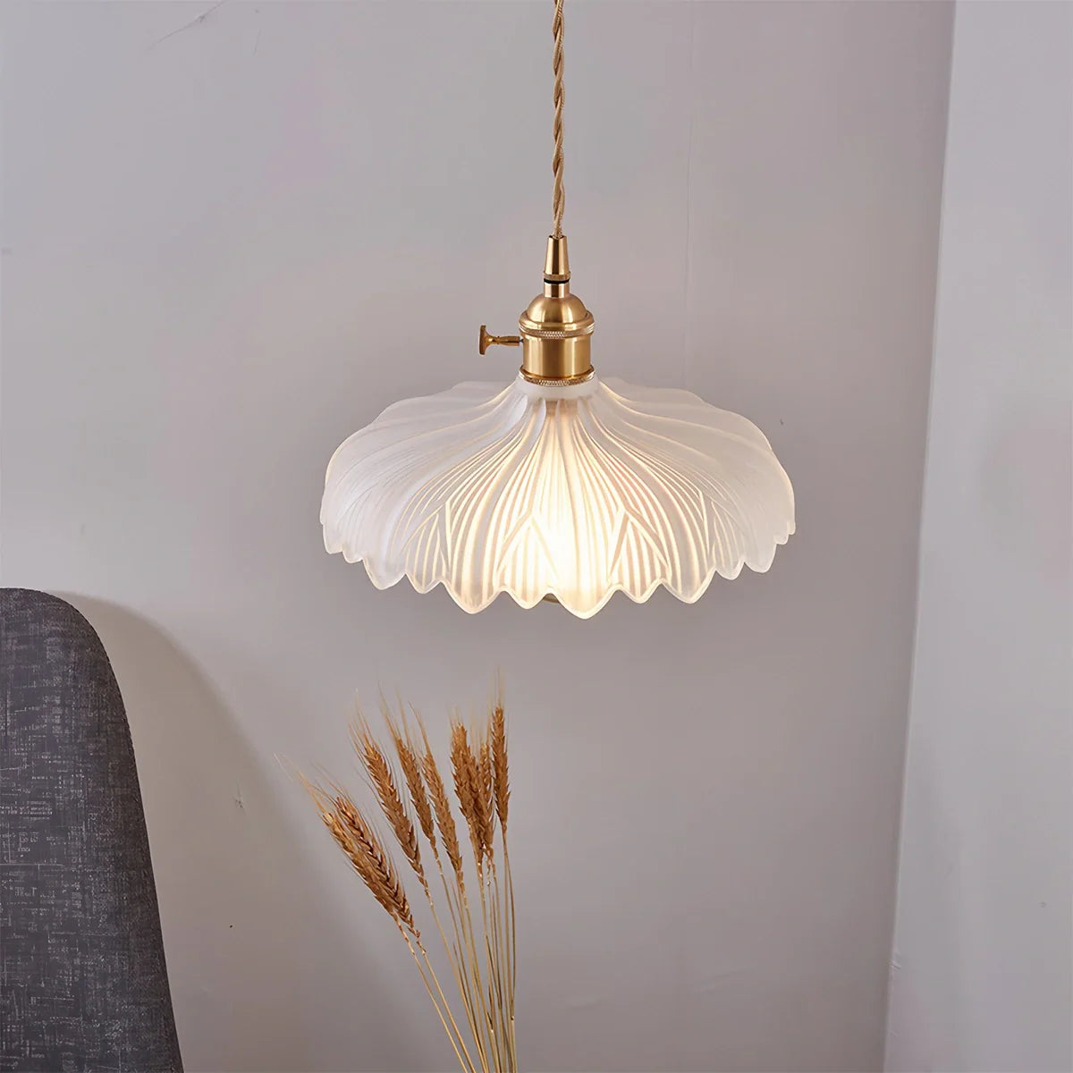 Feyran Isabel Glass Pendant Light for Kitchen Island
