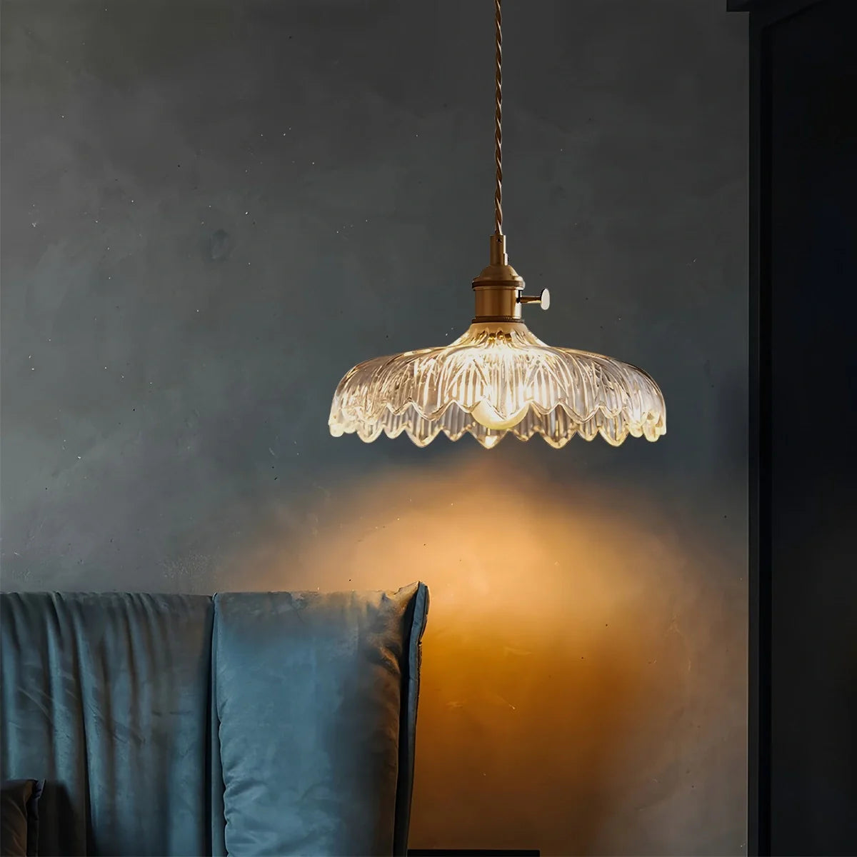 Feyran Isabel Glass Pendant Light for Kitchen Island