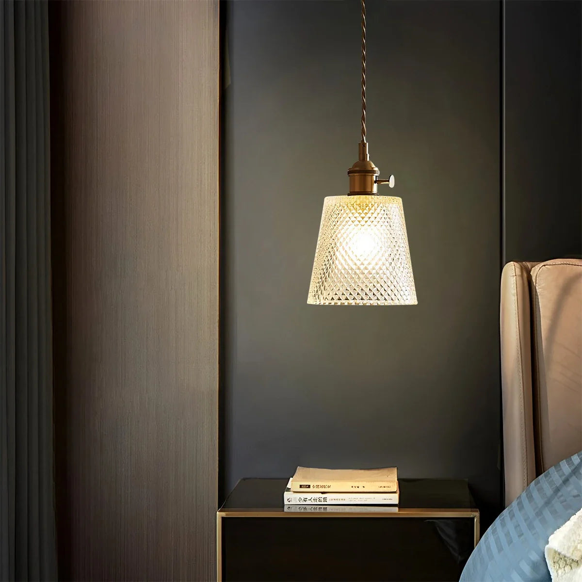 Feyran Isabel Glass Pendant Light for Kitchen Island