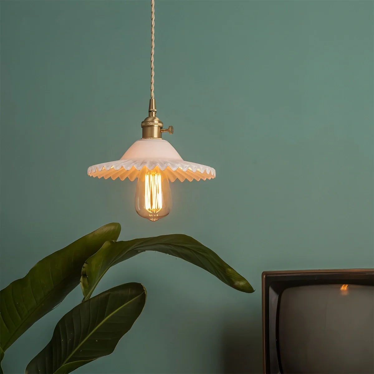Feyran Isabel Glass Pendant Light for Kitchen Island