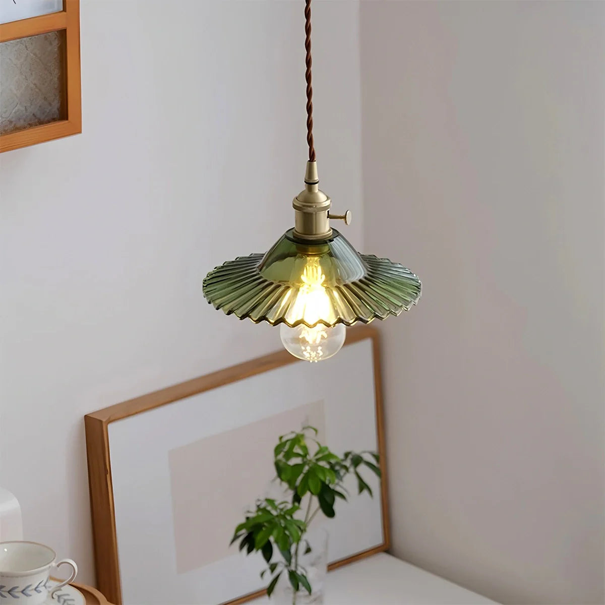 Feyran Isabel Glass Pendant Light for Kitchen Island