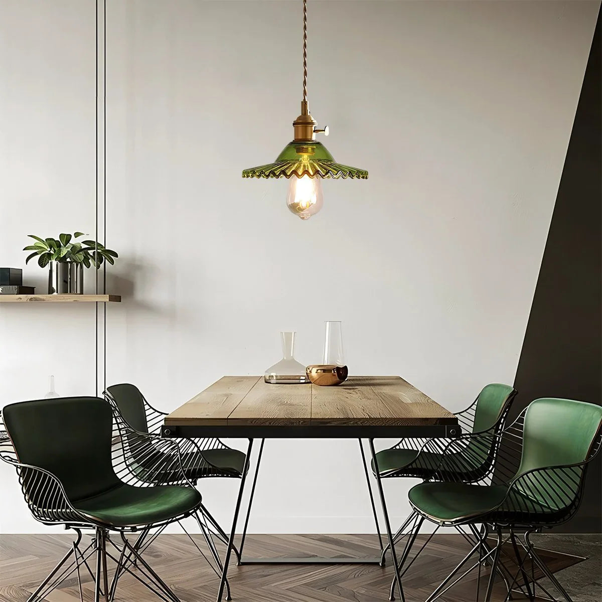 Feyran Isabel Glass Pendant Light for Kitchen Island