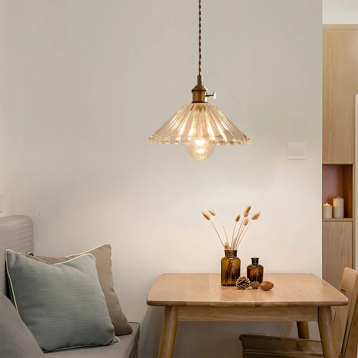 Feyran Isabel Glass Pendant Light for Kitchen Island