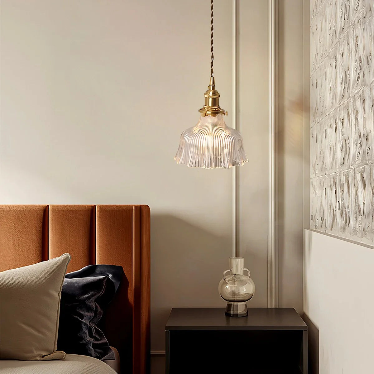 Feyran Isabel Glass Pendant Light for Kitchen Island