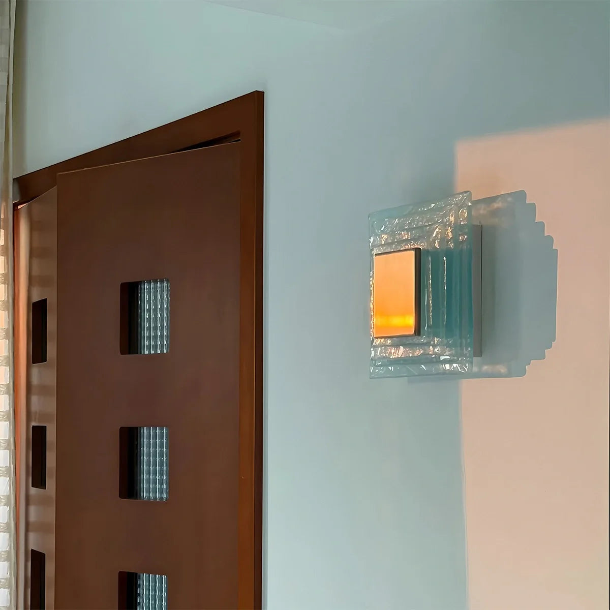 Feyran Italy Murano Water Ripple Glass Wall Lamp