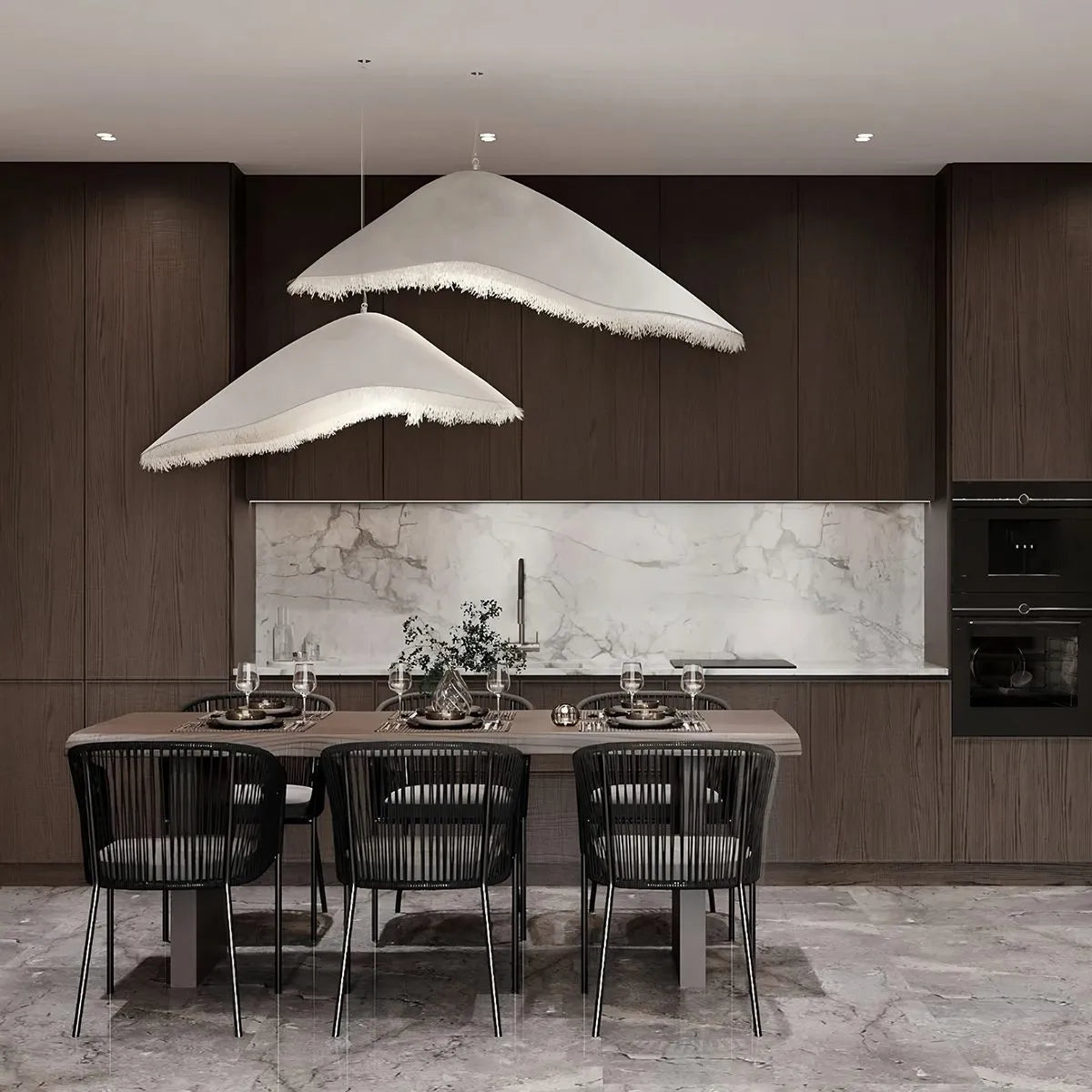 Feyran Jairo Sculptural Resin Pendant Light