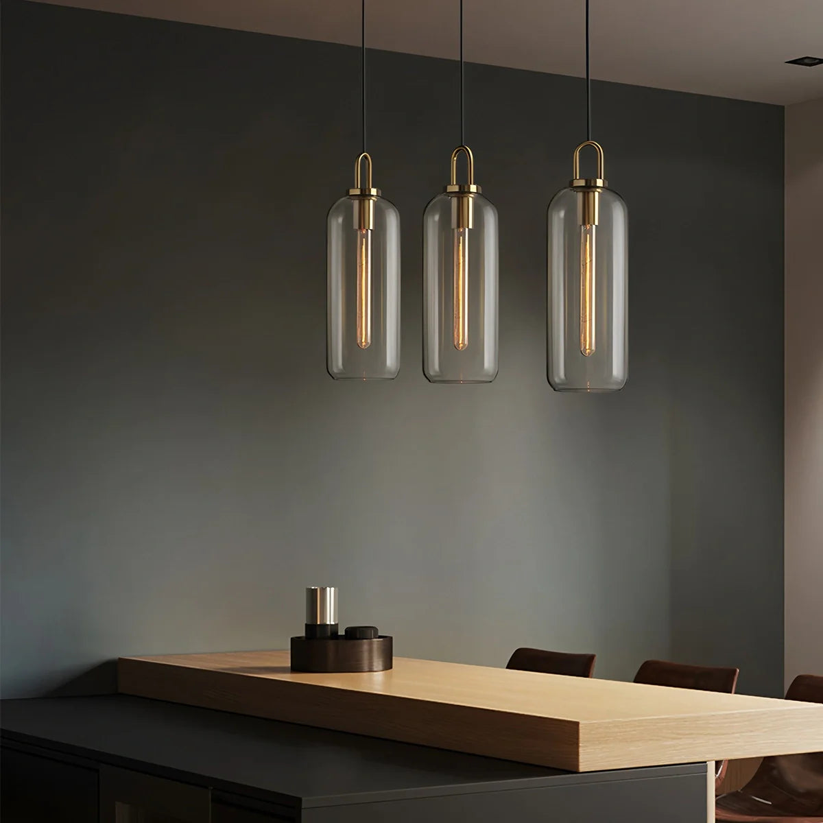 Feyran Kanani Frosted Glass Pendant Light for Kitchen