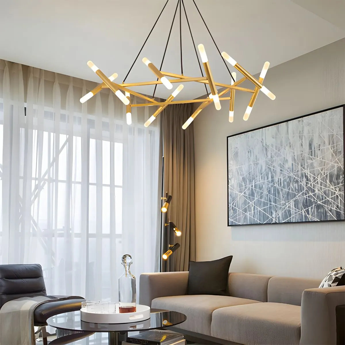 Feyran LED Nestle Chandelier for Living Room