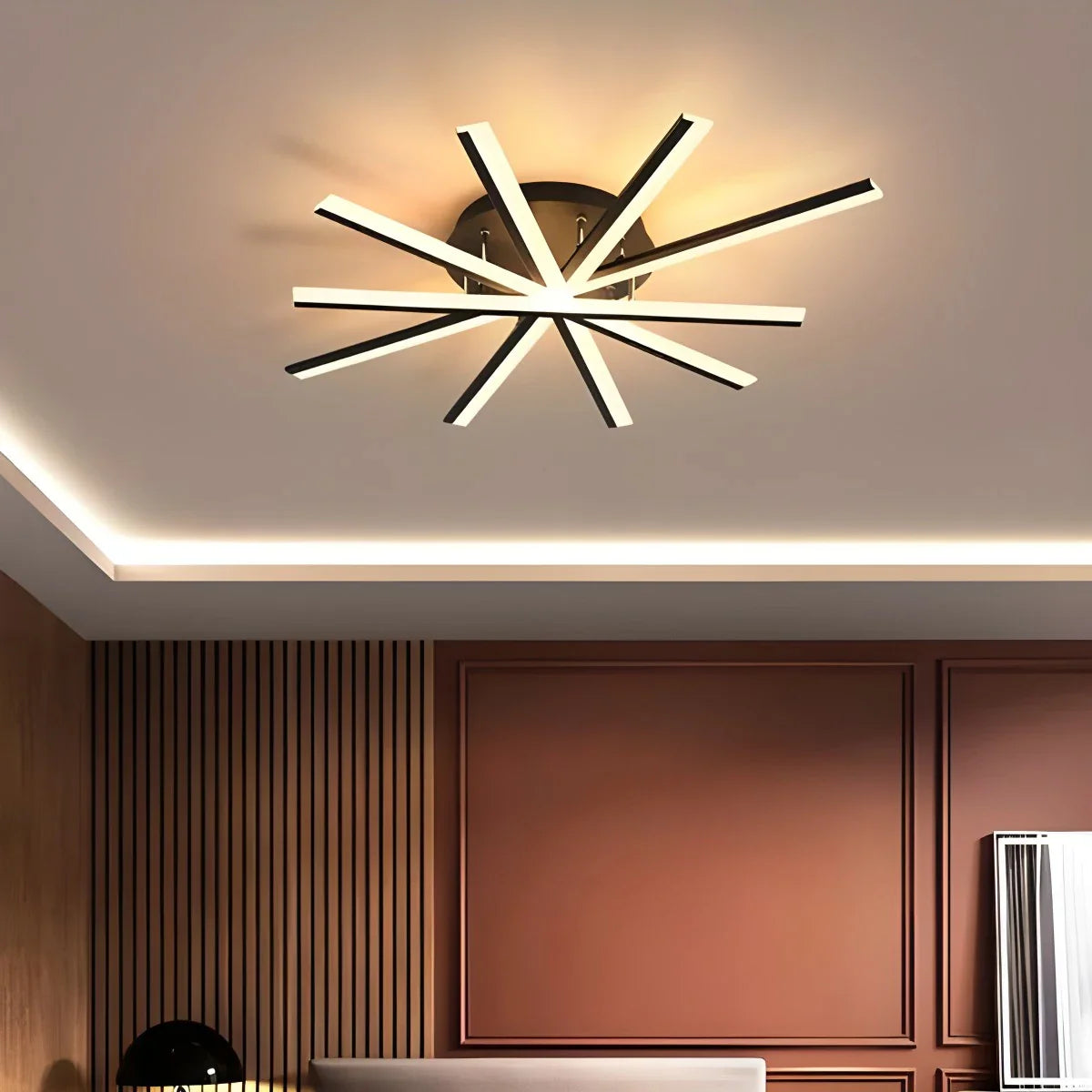 Feyran LED Strip Fan-Shaped Ceiling Lamp