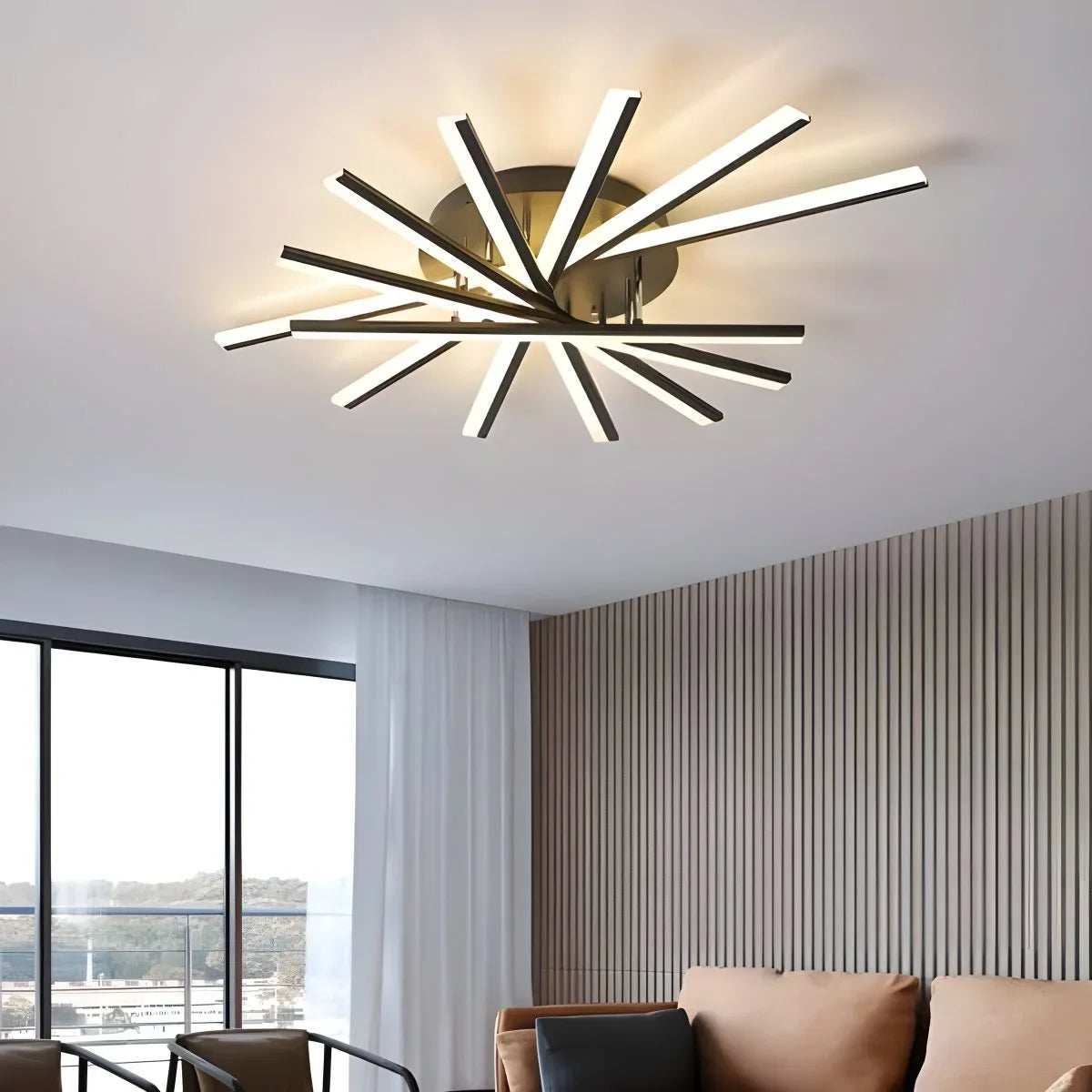 Feyran LED Strip Fan-Shaped Ceiling Lamp