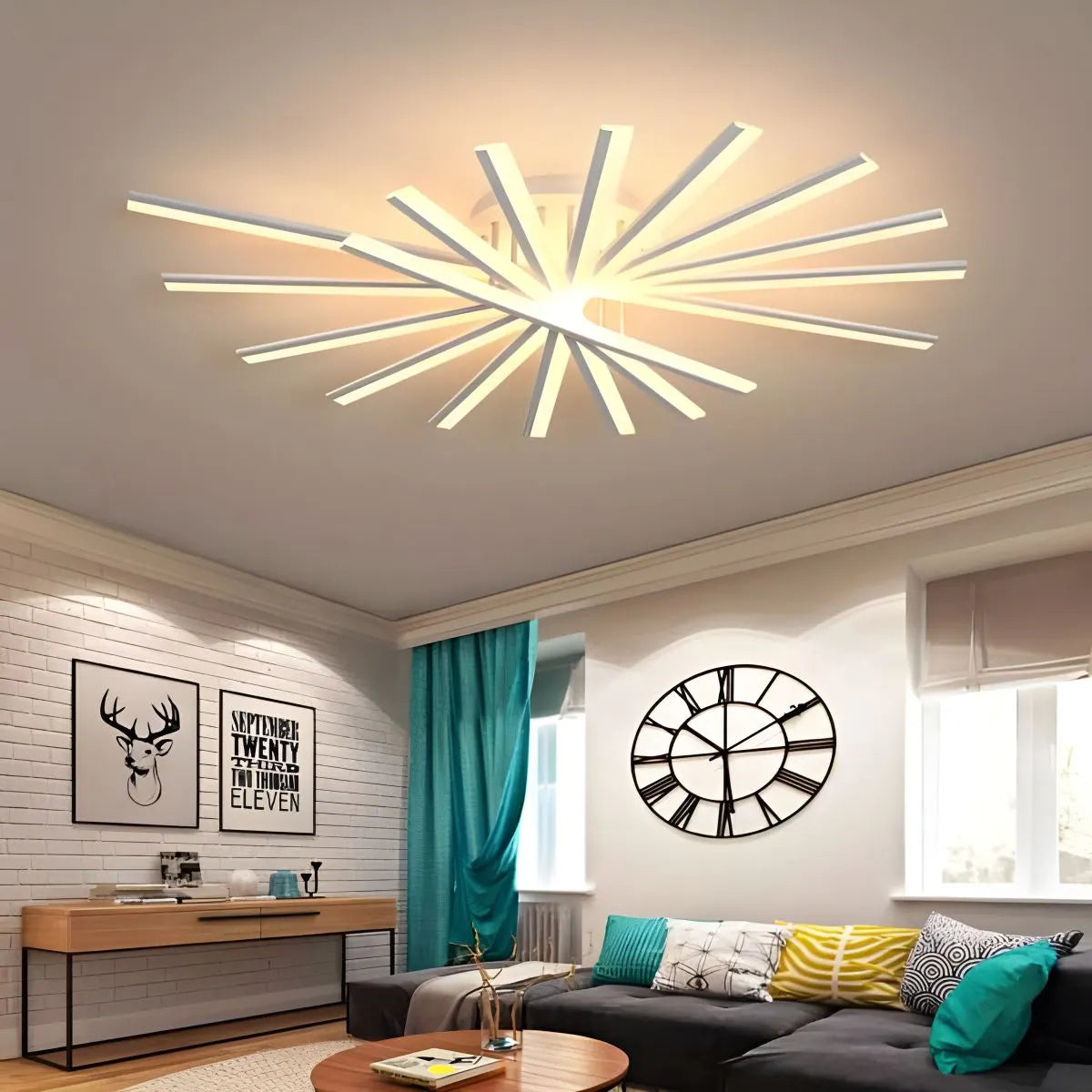 Feyran LED Strip Fan-Shaped Ceiling Lamp