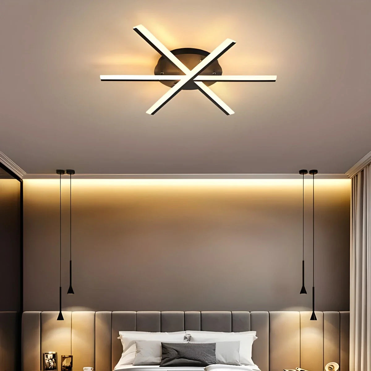 Feyran LED Strip Fan-Shaped Ceiling Lamp