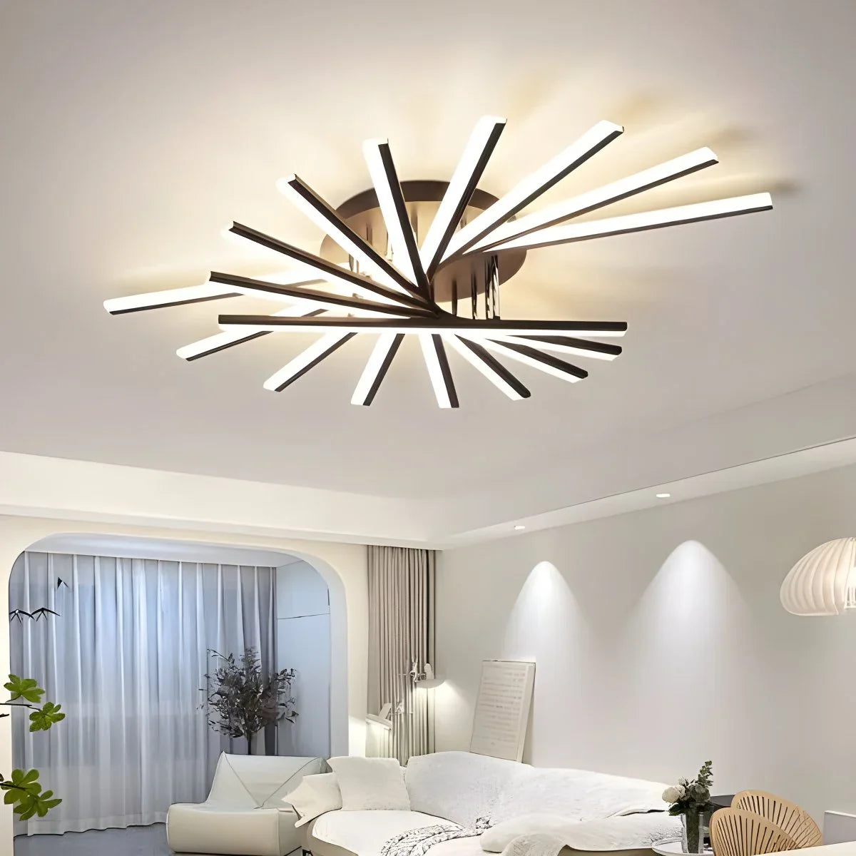 Feyran LED Strip Fan-Shaped Ceiling Lamp