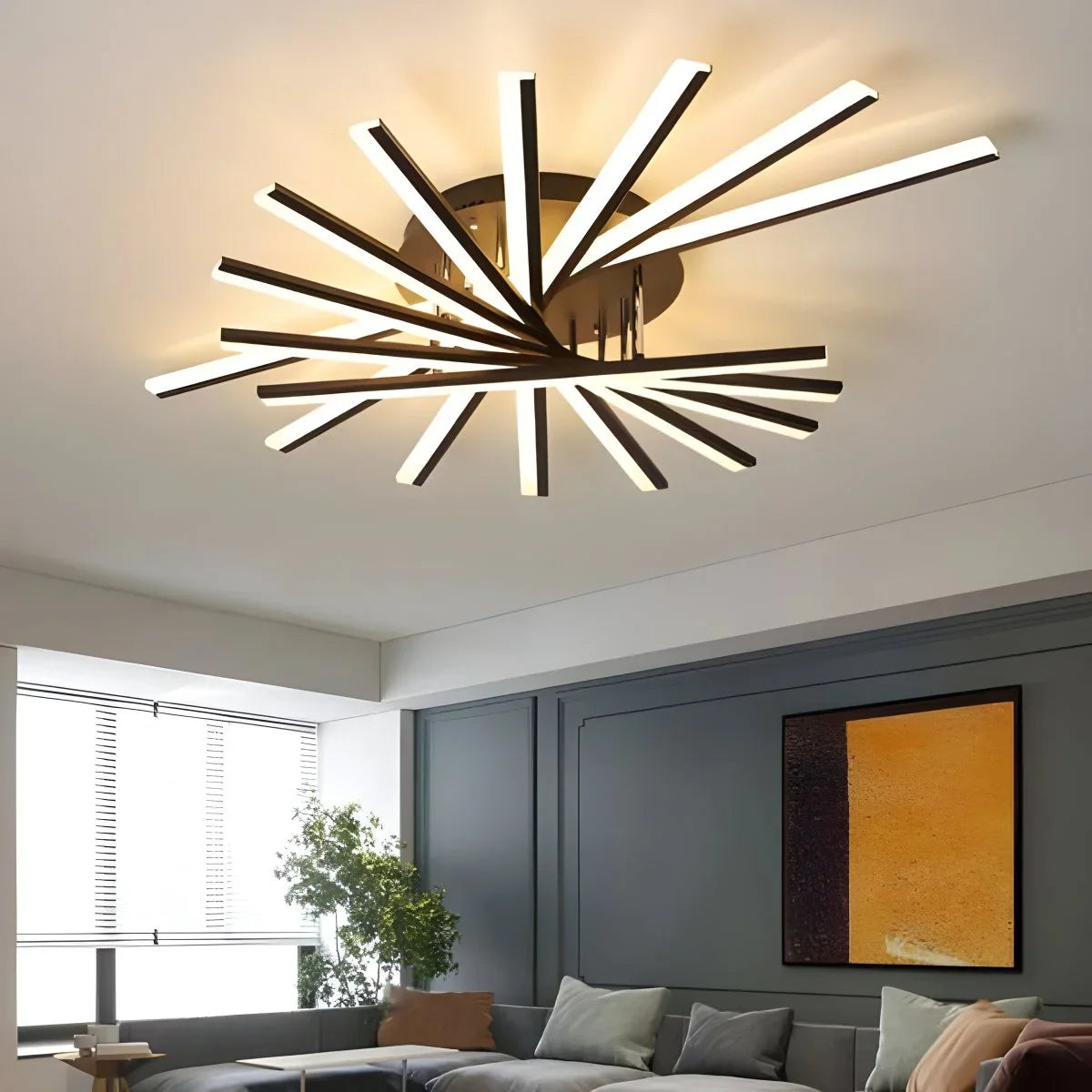 Feyran LED Strip Fan-Shaped Ceiling Lamp