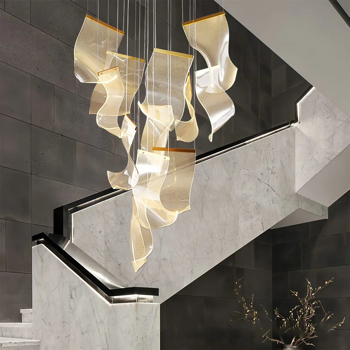 Feyran Light Luxury Art Large Chandelier