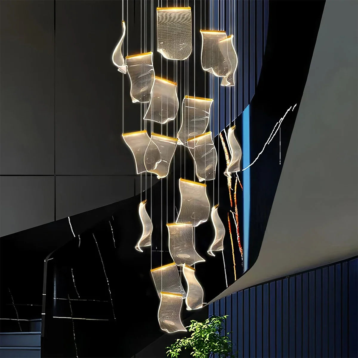 Feyran Light Luxury Art Large Chandelier