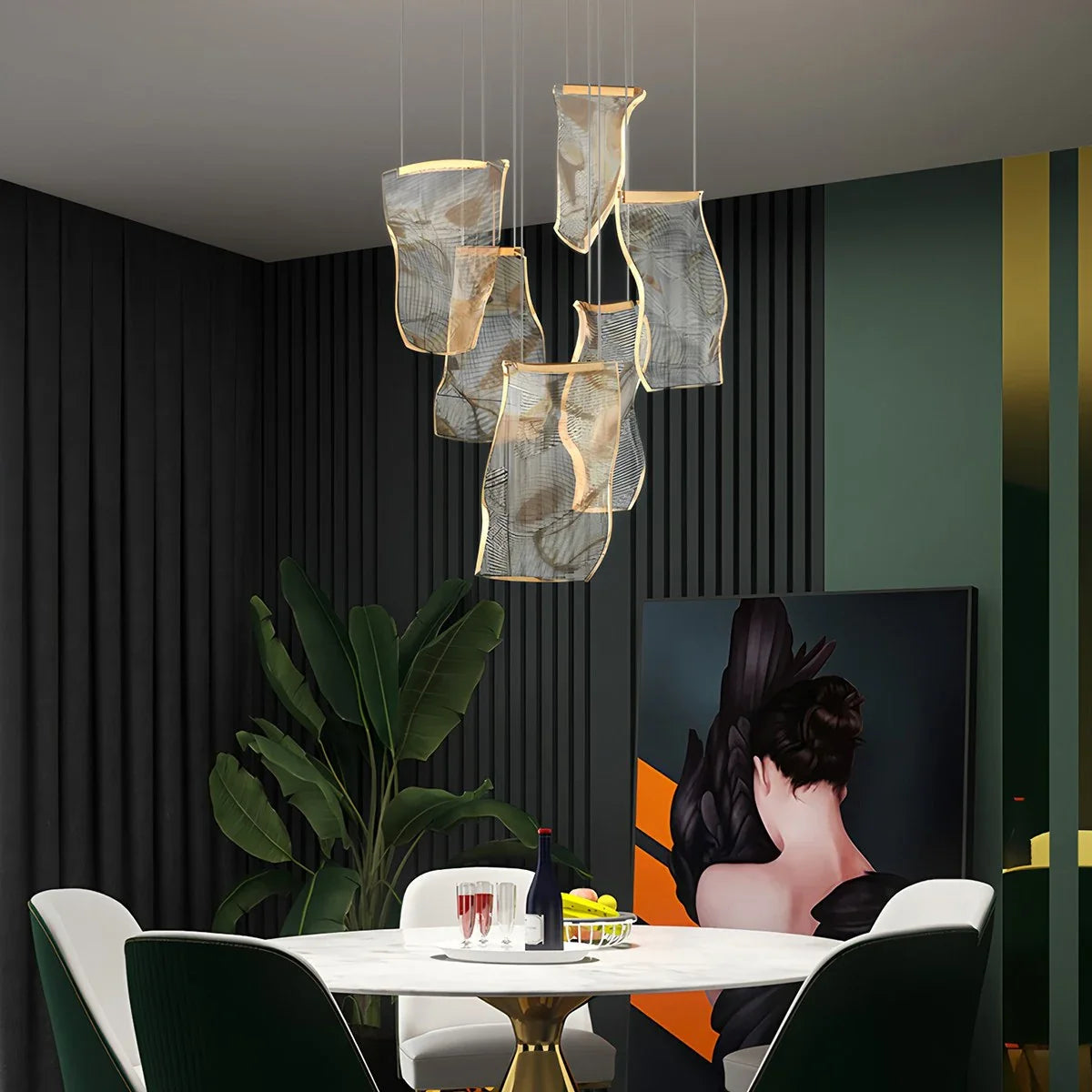 Feyran Light Luxury Art Large Chandelier