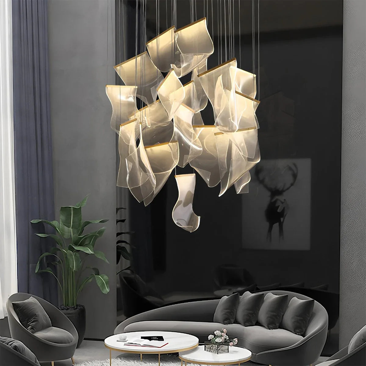 Feyran Light Luxury Art Large Chandelier