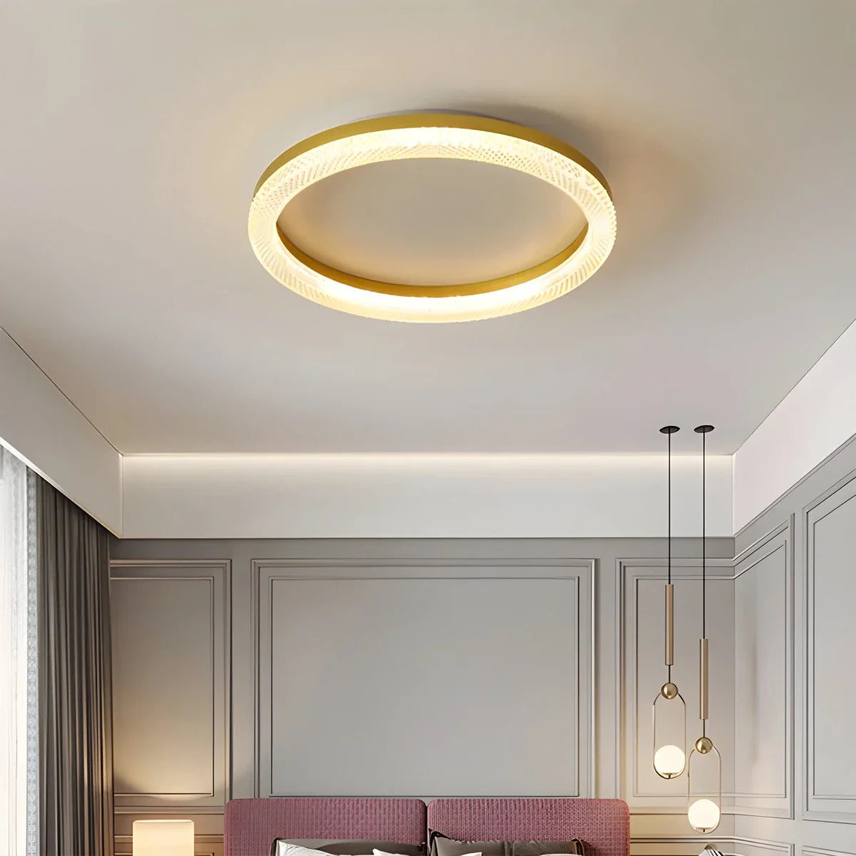 Feyran Light Luxury Circular Crystal Ceiling Light