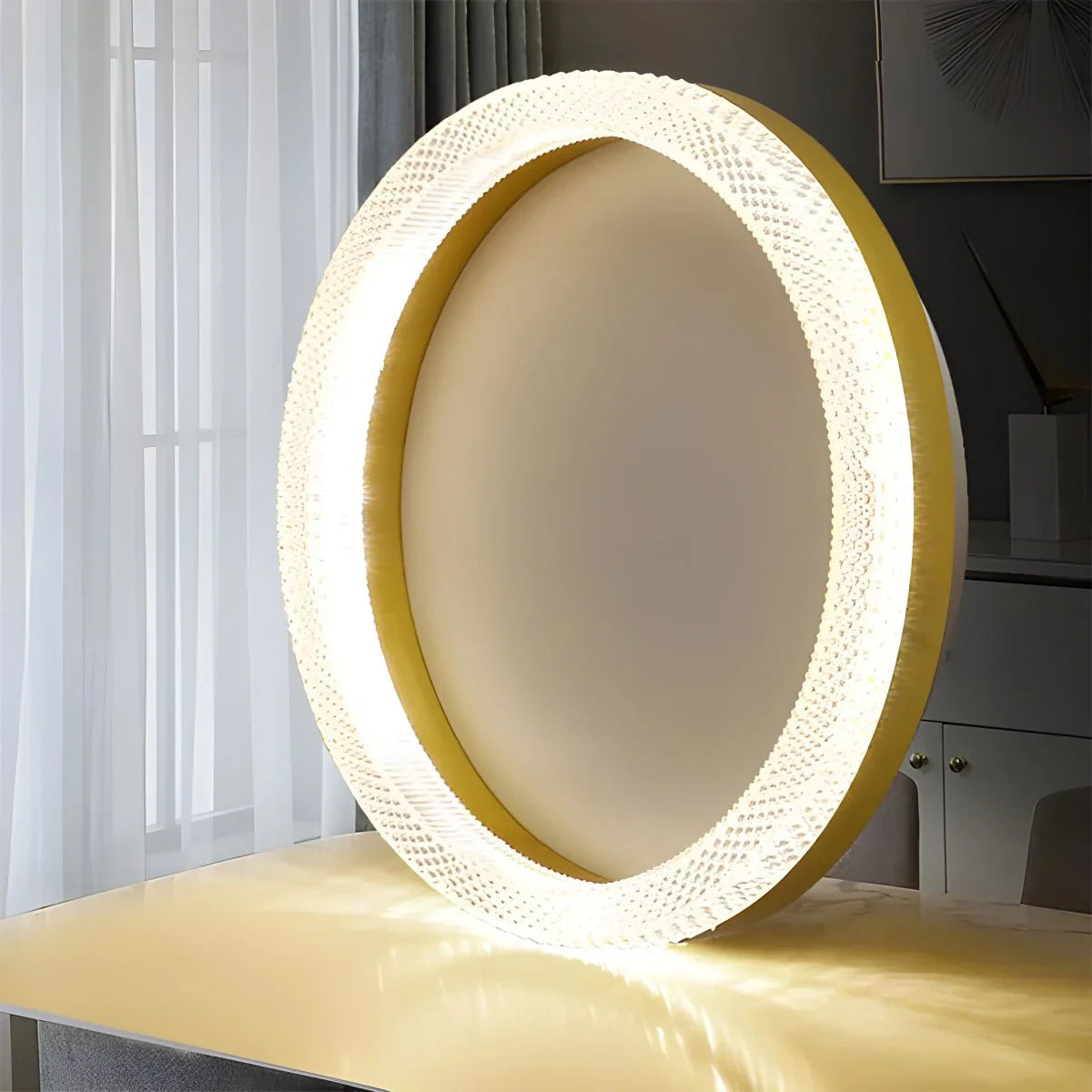 Feyran Light Luxury Circular Crystal Ceiling Light