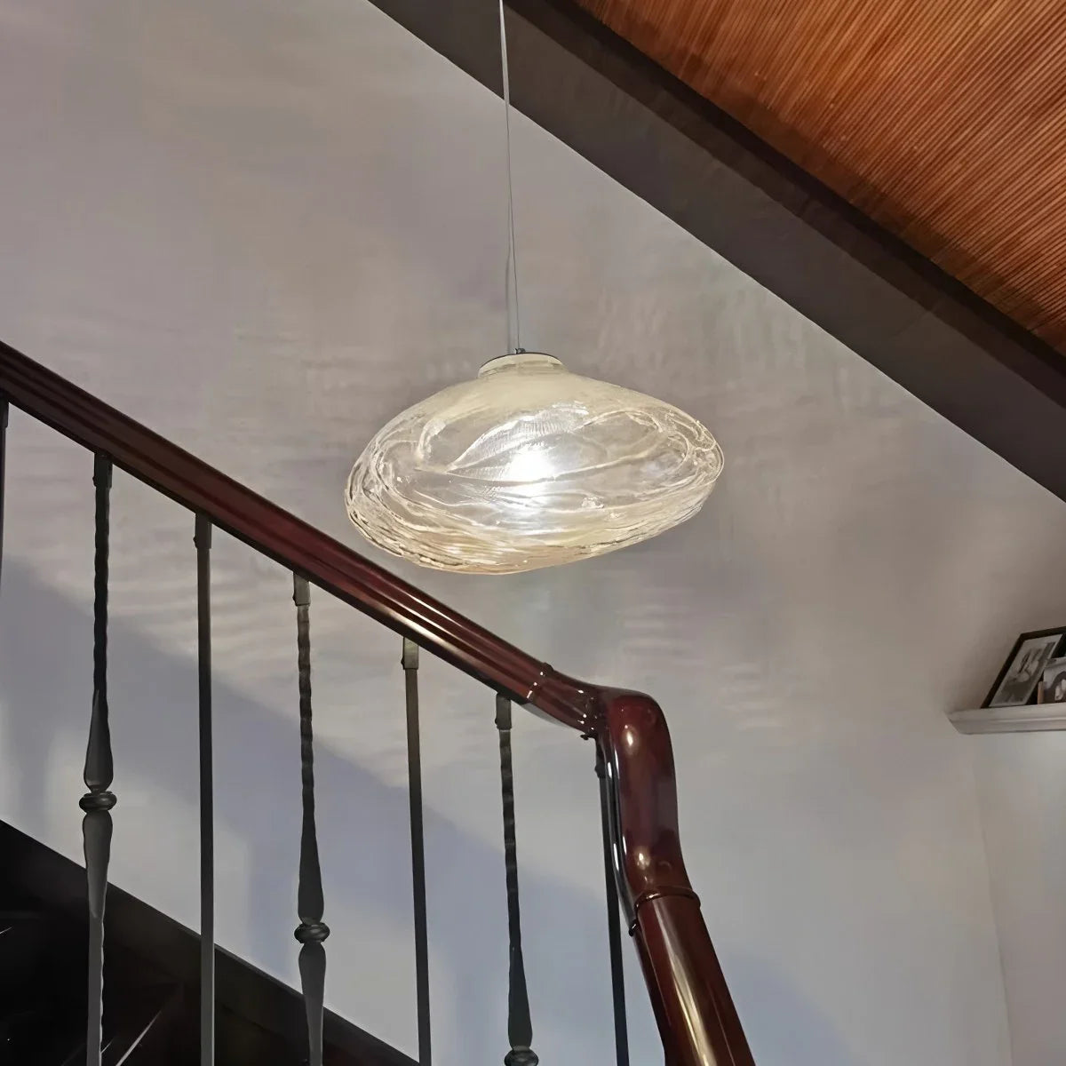 Feyran Light Luxury Cloud Shape Glass Pendant Light