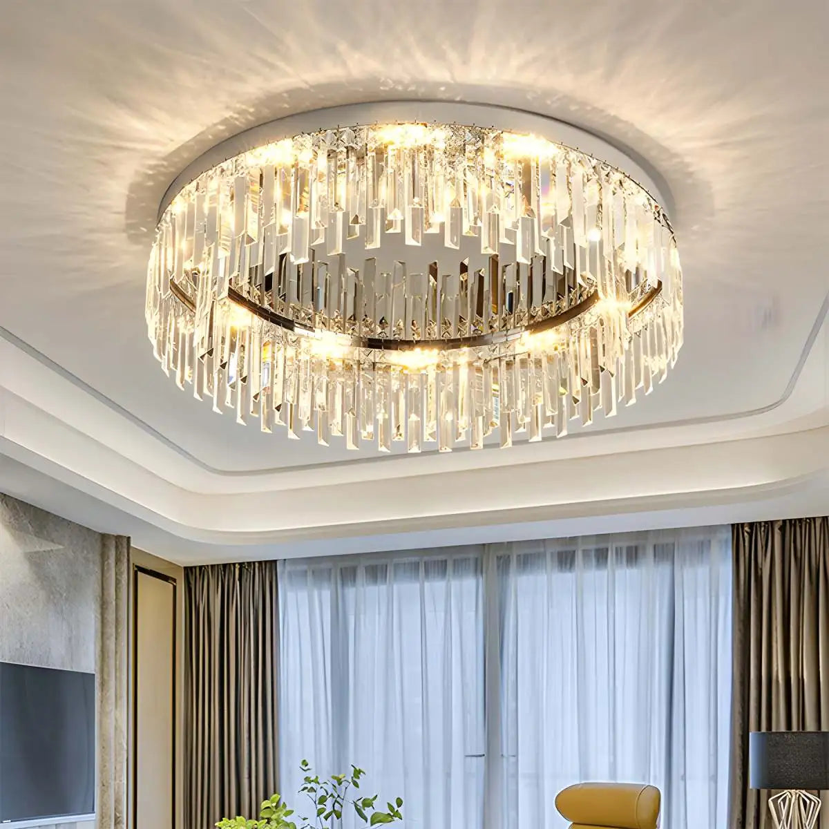 Feyran Light Luxury Crystal Ceiling & Pendant Light