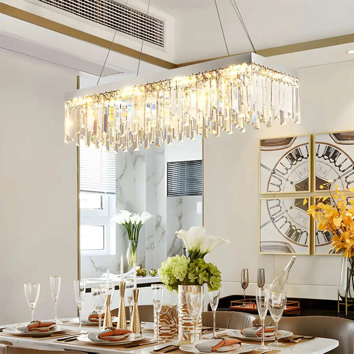 Feyran Light Luxury Crystal Ceiling & Pendant Light