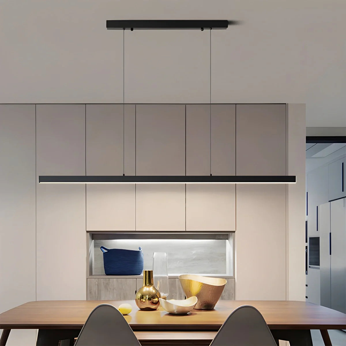 Feyran Modern Linear Pendant Light for Kitchen Island